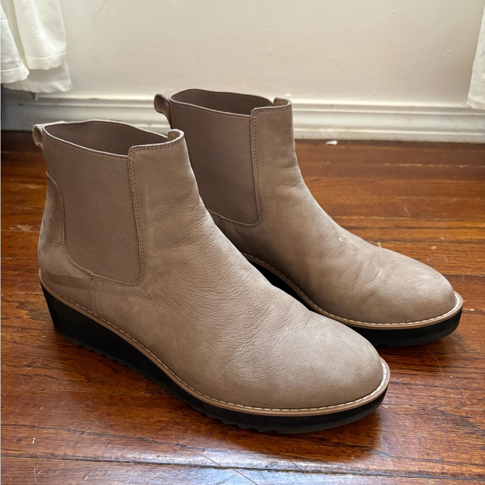 Eileen Fisher Taupe Ankle Booties